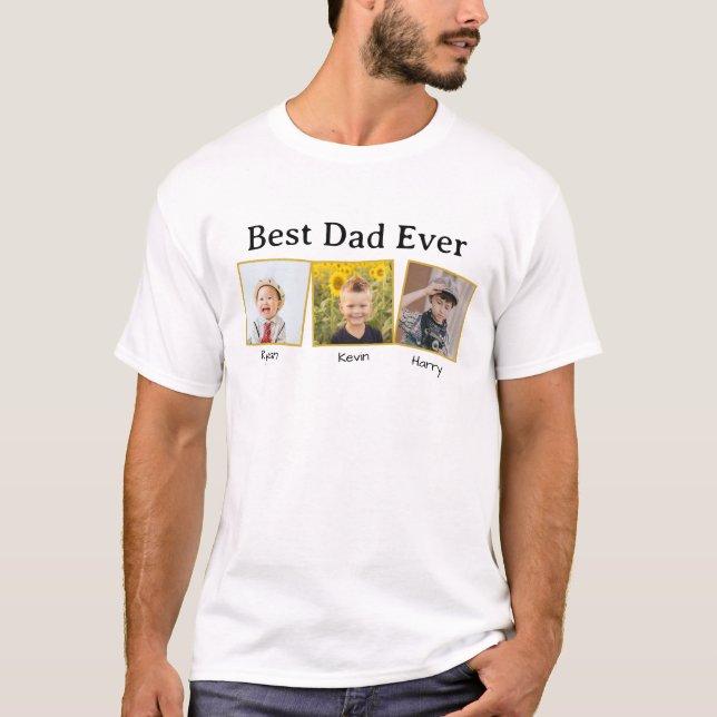 Bästa Pappa någonsin T Shirt (Framsida)