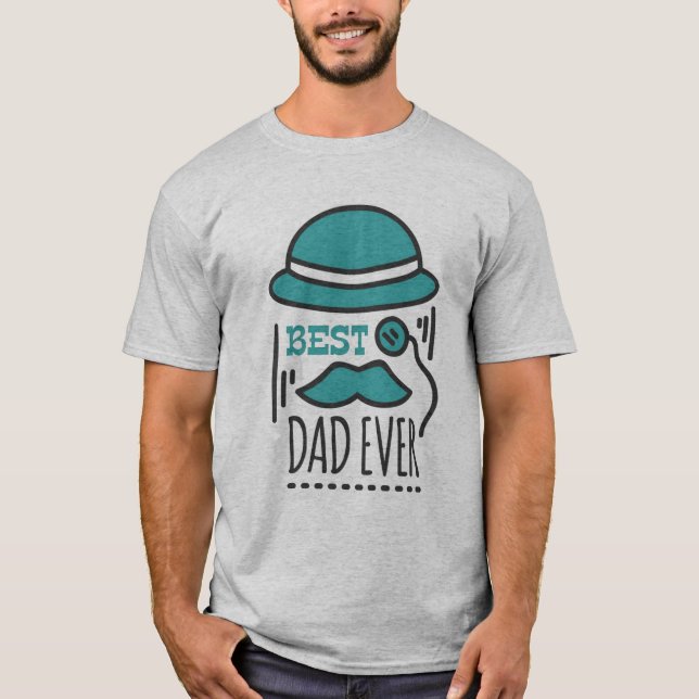 Bästa Pappa någonsin T-Shirt (Framsida)