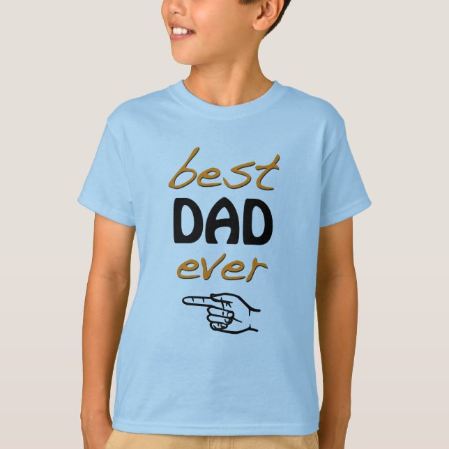 Bästa Pappa någonsin T-shirt (Framsida)