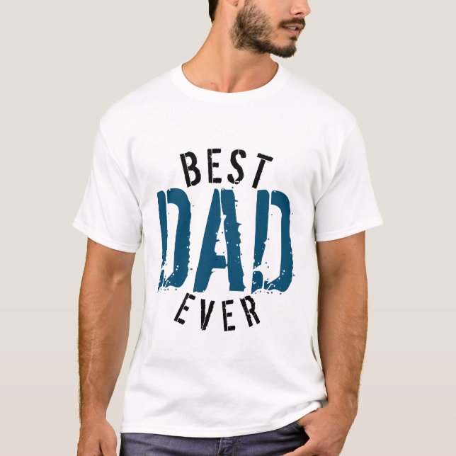 BÄSTA PAPPA NÅGONSIN T-Shirt (Framsida)