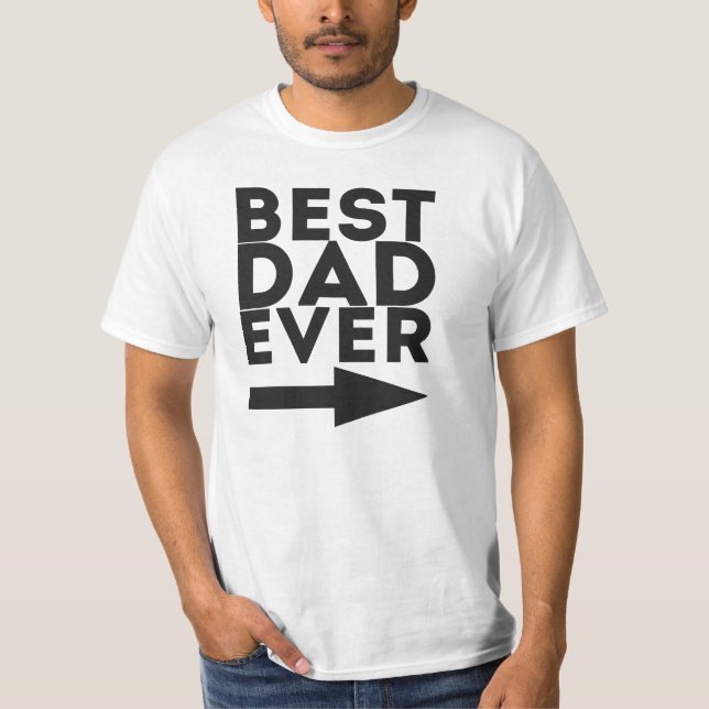 Bästa Pappa någonsin T-shirt (Framsida)