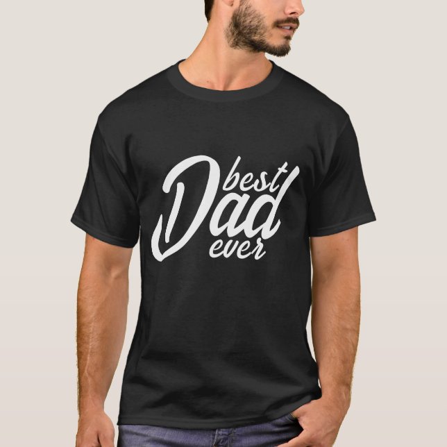 Bästa Pappa någonsin T Shirt (Framsida)