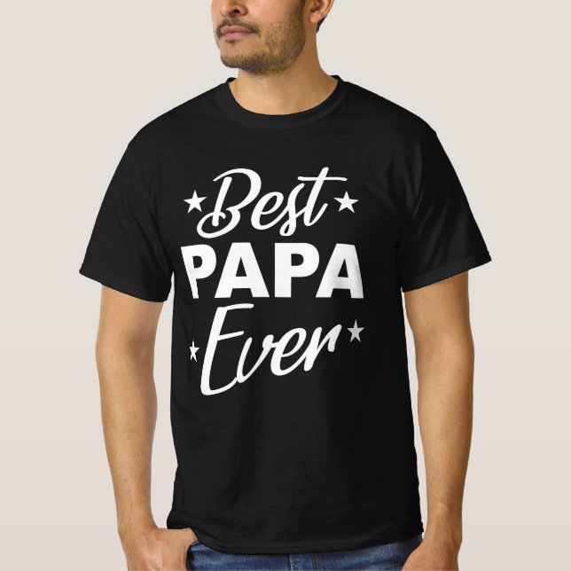 Bästa Pappa någonsin T Shirt (Framsida)