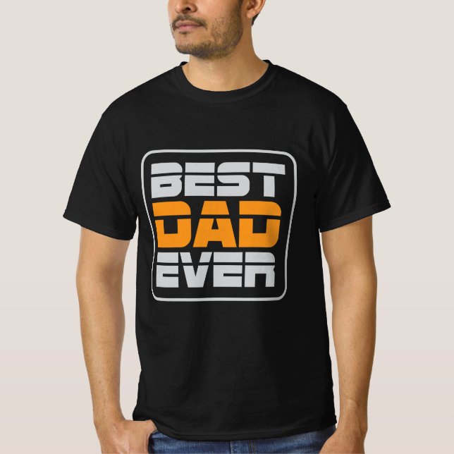 Bästa Pappa någonsin T-Shirt (Framsida)