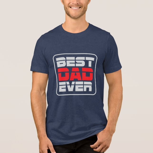 Bästa Pappa någonsin T-Shirt (Framsida)