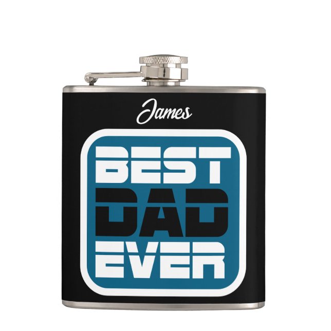 Bästa Pappa någonsin T-Shirt Fickplunta (Framsidan)