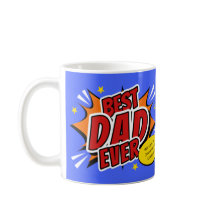 Bästa Pappa någonsin Tecknad Superhjälte Fars dag