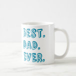 Bästa Pappa någonsin-textdesign Kaffemugg<br><div class="desc">Coolans handskrivna textdesign Bästa Pappa någonsin. Perfekt för Fars dag eller något annat tillfälle när du vill få far att känna sig speciellt. Du hittar många matchande produkter i min butik.</div>