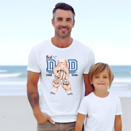 Bästa Pappa någonsin tidigare-klumpskorgen - 2 Kid T Shirt