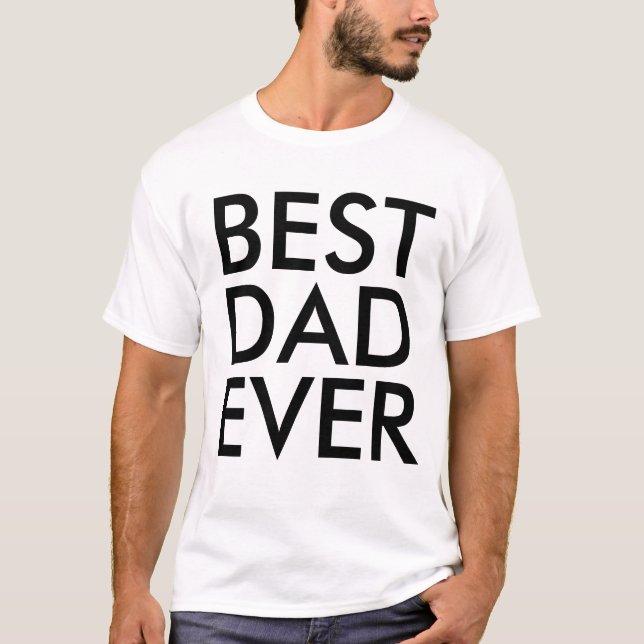 Bästa pappa någonsin Tshirt T Shirt (Framsida)