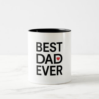 Bästa pappa någonsin Två-Tonad mugg