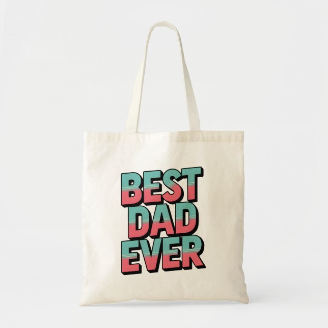Bästa Pappa någonsin Tygkasse (Framsidan)