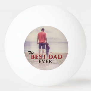 Bästa Pappa någonsin-typografi, Far's Day-foto Pingisboll
