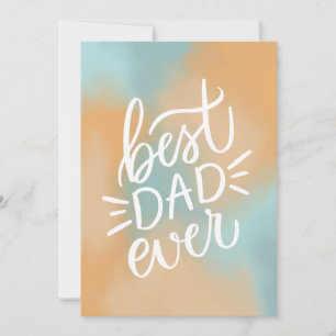 Bästa pappa någonsin. Typografi-skript Lycklig far