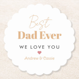 Bästa pappa någonsin underlägg papper