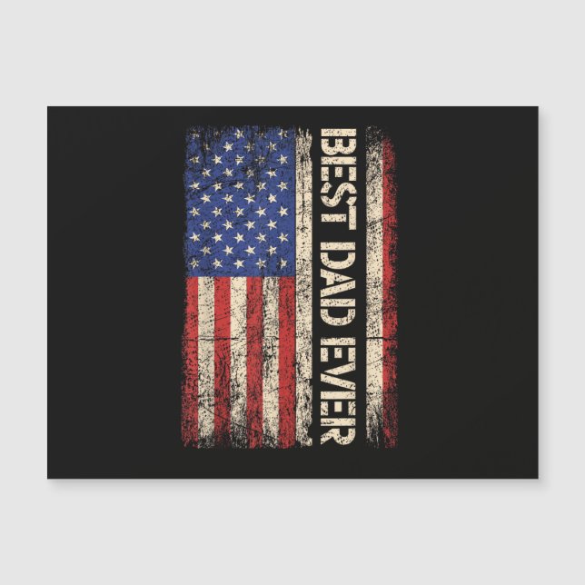 Bästa pappa någonsin US amerikansk flaggpresenter  (Framsida)