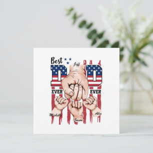 Bästa Pappa någonsin - USA flagga i första påsen -