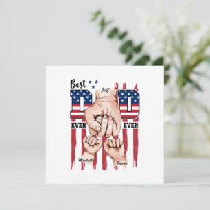 Bästa Pappa någonsin - USA flagga i första påsen -
