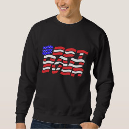 Bästa pappa någonsin, USA, flagga Lång Ärmad Tröja