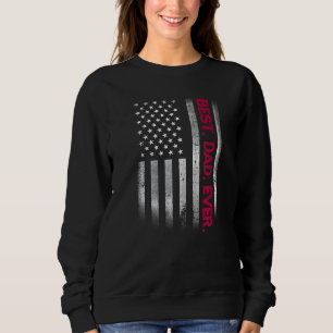 Bästa Pappa någonsin USA:s Flagga för Fars dag T Shirt