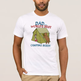 Bästa Pappa någonsin utomhus Natur Camping Buddy Tee