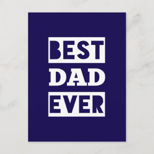 Bästa pappa någonsin vykort
