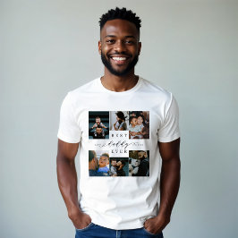 Bästa pappa nånsin | Fars dag 6 Fotokollage T Shirt