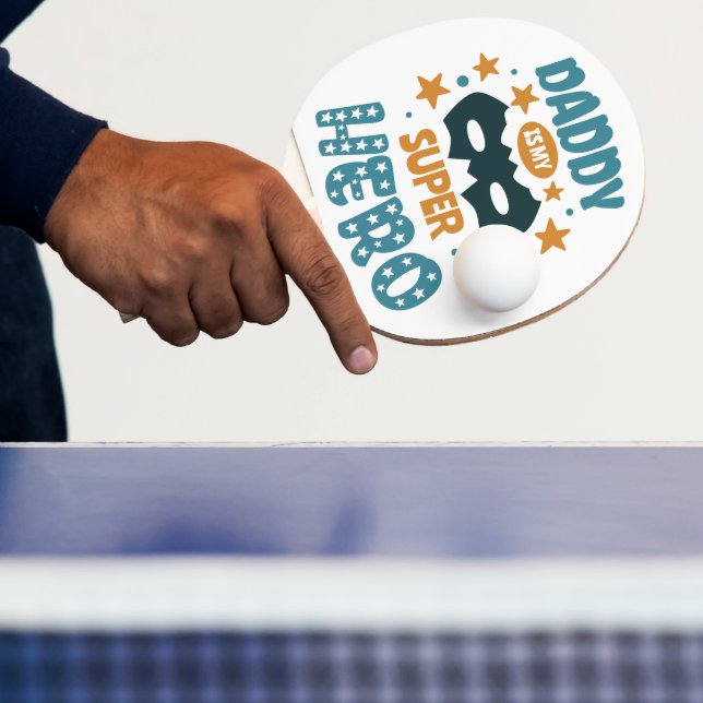 Bästa pappa nånsin pingisracket (Insitu)
