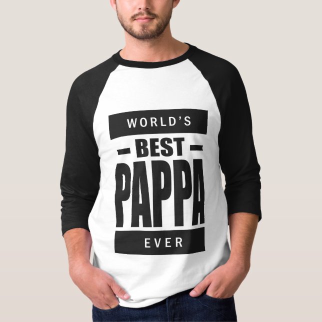 Bästa pappa nånsin t shirt (Framsida)