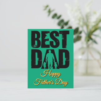 Bästa pappa på faderns dag anteckningskort