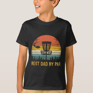 Bästa pappa på par - Discgolfpappa fars dag T Shirt