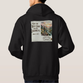 Bästa pappa på våra resor Anpassad fars dag Hoodie