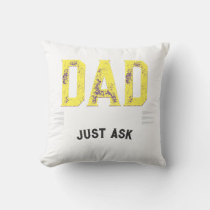 Bästa Pappa Papa Farfar Någonsin Fråga bara Rolig  Kudde