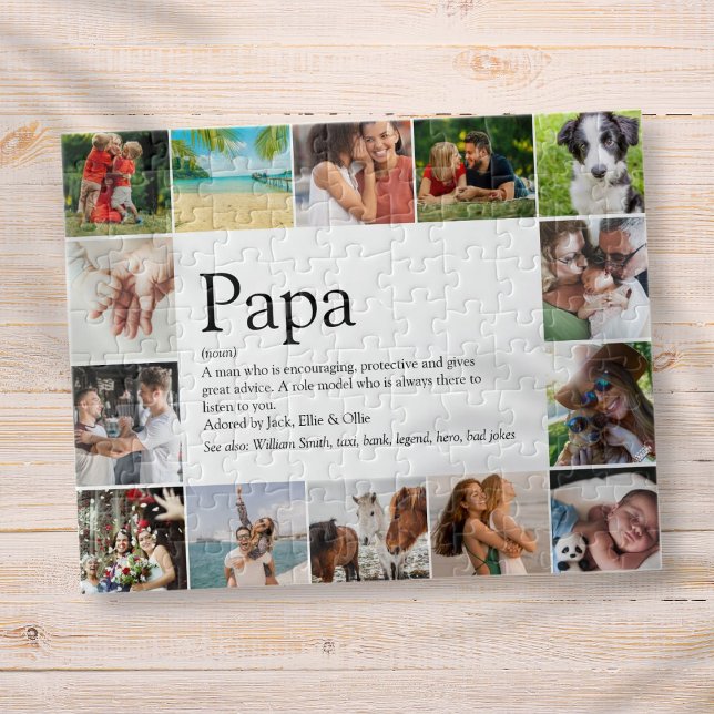 Bästa pappa, pappa, fader definition 14 foto pussel (Skapare uppladdad)