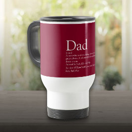 Bästa pappa pappa far definition Burgundy Resemugg