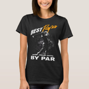 bästa pappa par fars dag golf Golfande T Shirt