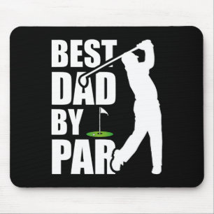 Bästa pappa parodisk rolig golf fars dag pappa  musmatta