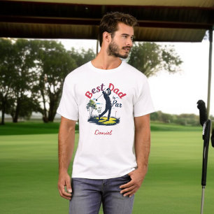 Bästa Pappa per part Anpassningsbar Golfing Papp T Shirt