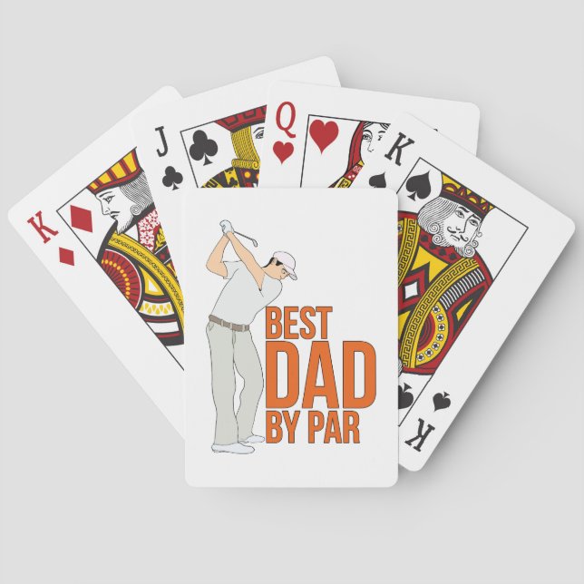 Bästa Pappa per part Casinokort (Baksidan)