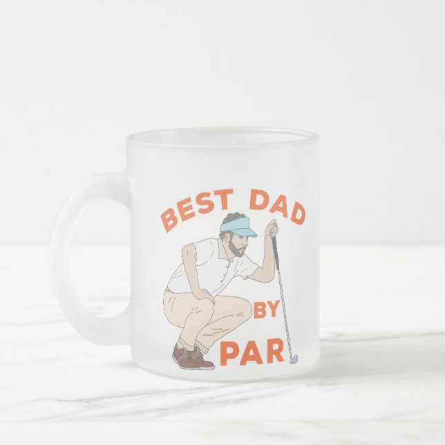 Bästa Pappa per part Frostad Glasmugg (Vänster)