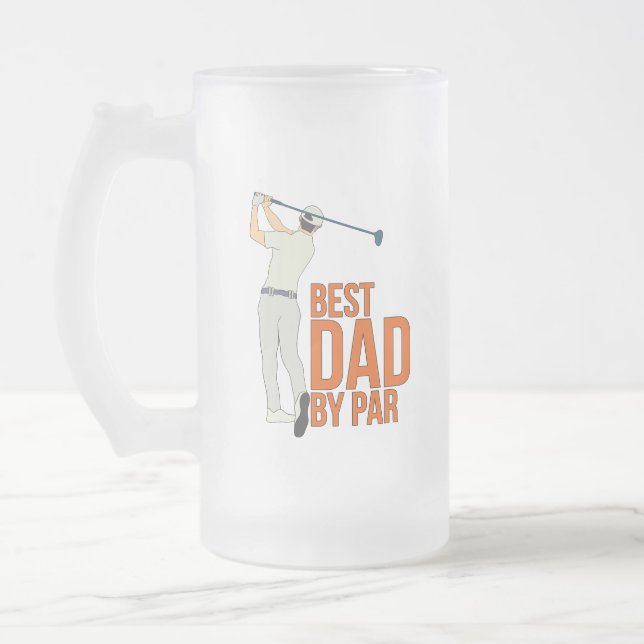 Bästa Pappa per part Frostat Ölglas (Vänster)