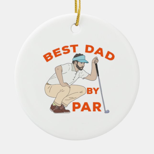 Bästa Pappa per part Julgransprydnad Keramik (Framsidan)