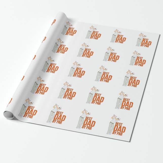 Bästa Pappa per part Presentpapper (Utrullad)