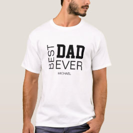 Bästa Pappa Personlig T Shirt