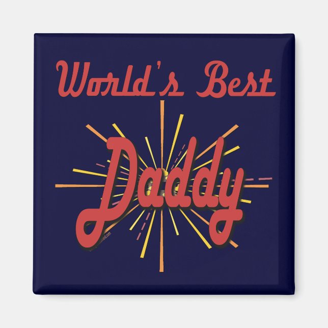 Bästa pappa-presenter magnet (Framsidan)