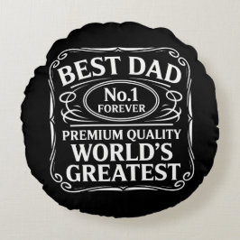 Bästa Pappa Rund Kudde