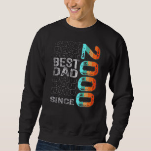 Bästa Pappa sedan 2000 för världens bästa Pappa Lång Ärmad Tröja
