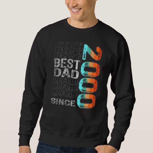 Bästa Pappa sedan 2000 för världens bästa Pappa Lång Ärmad Tröja (Framsida)