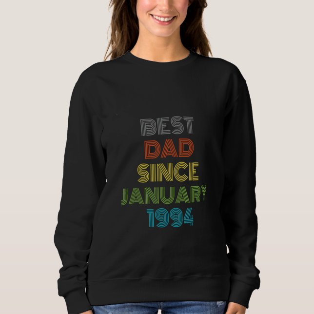 Bästa Pappa sedan januari 1994 Coola T Shirt (Framsida)