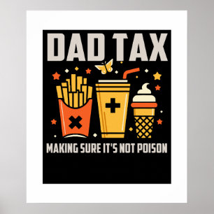 Bästa Pappa-skattdesignen För manar, underlig Fars Poster